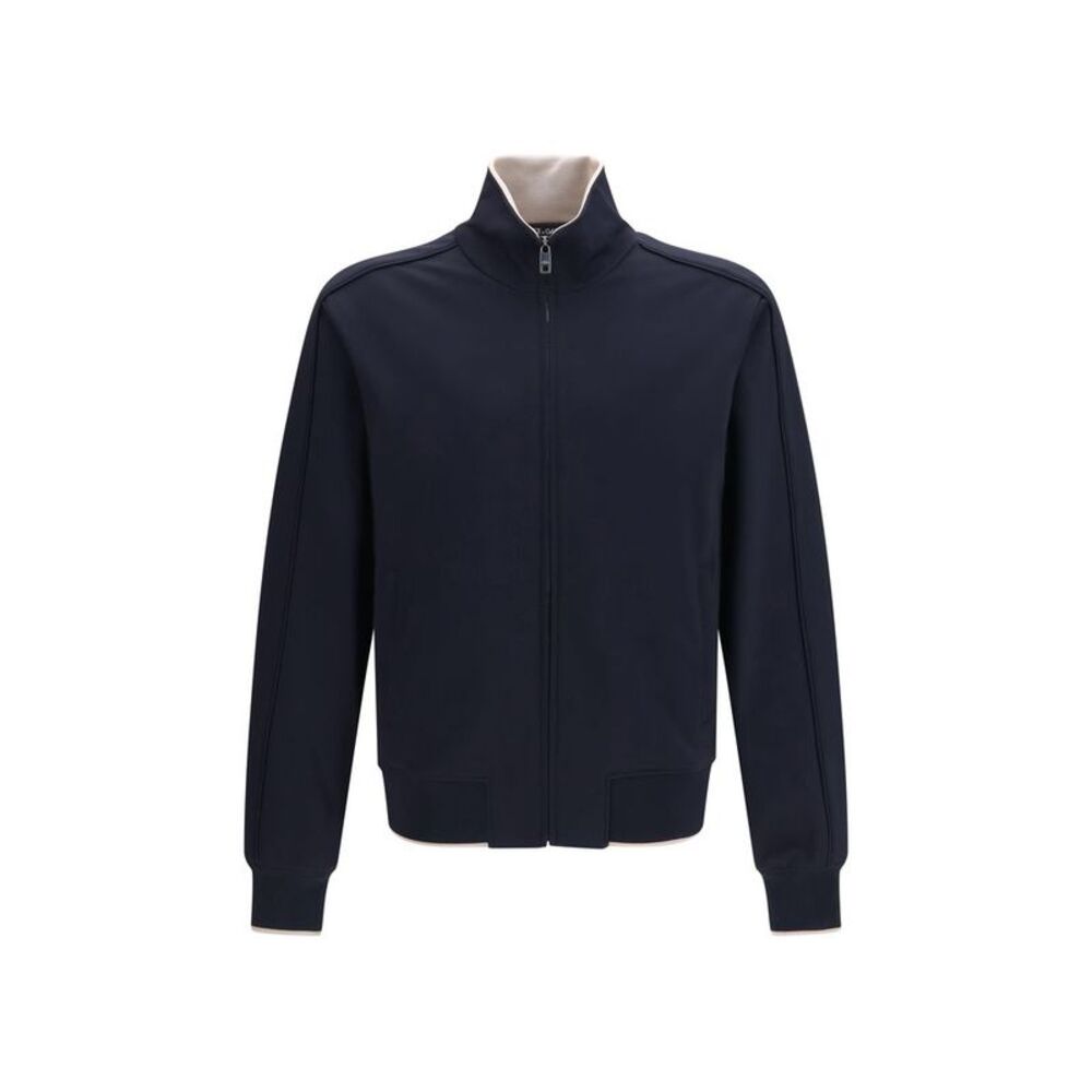 Dolce & Gabbana Blue Polyamide Full-Length Men's Jacket